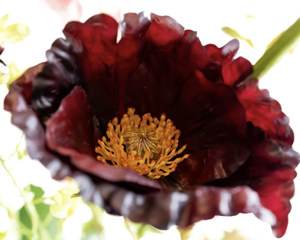 Boeket kunstbloemen zonder pesticiden